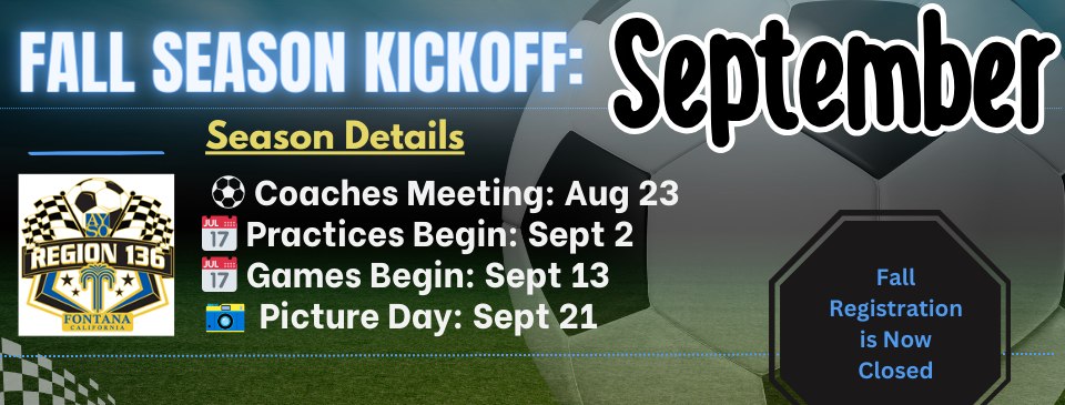 Fall Season Dates