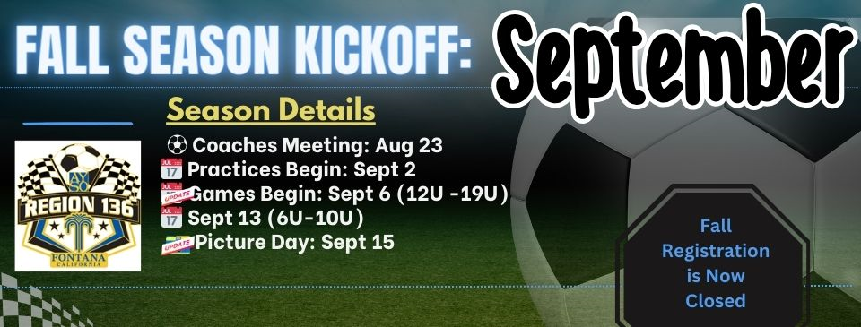 Fall Season Dates