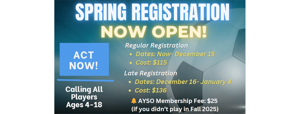 Spring 2026 Registration